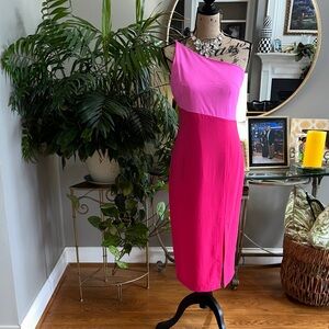 NWT Petal & Pup Pink One-Shoulder Dress size 6 for Valentines Day 🩷